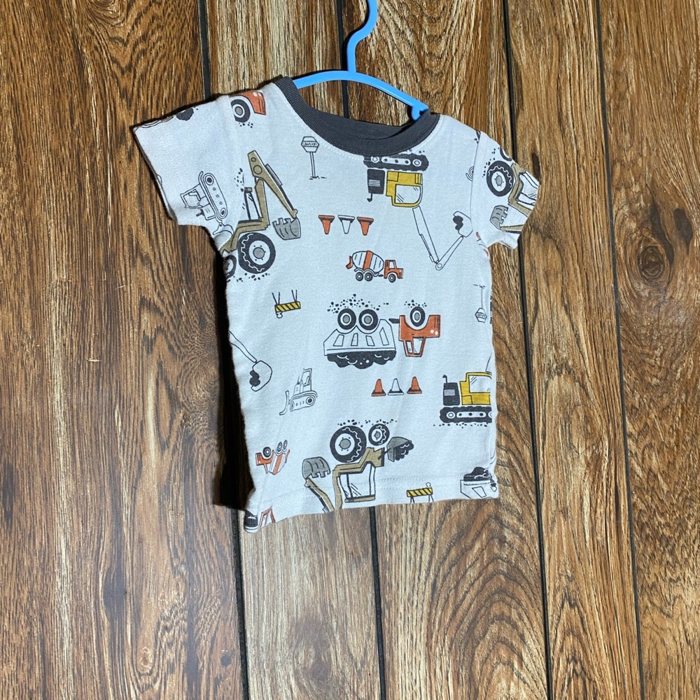 Carter's Gray and White Baby T-Shirt